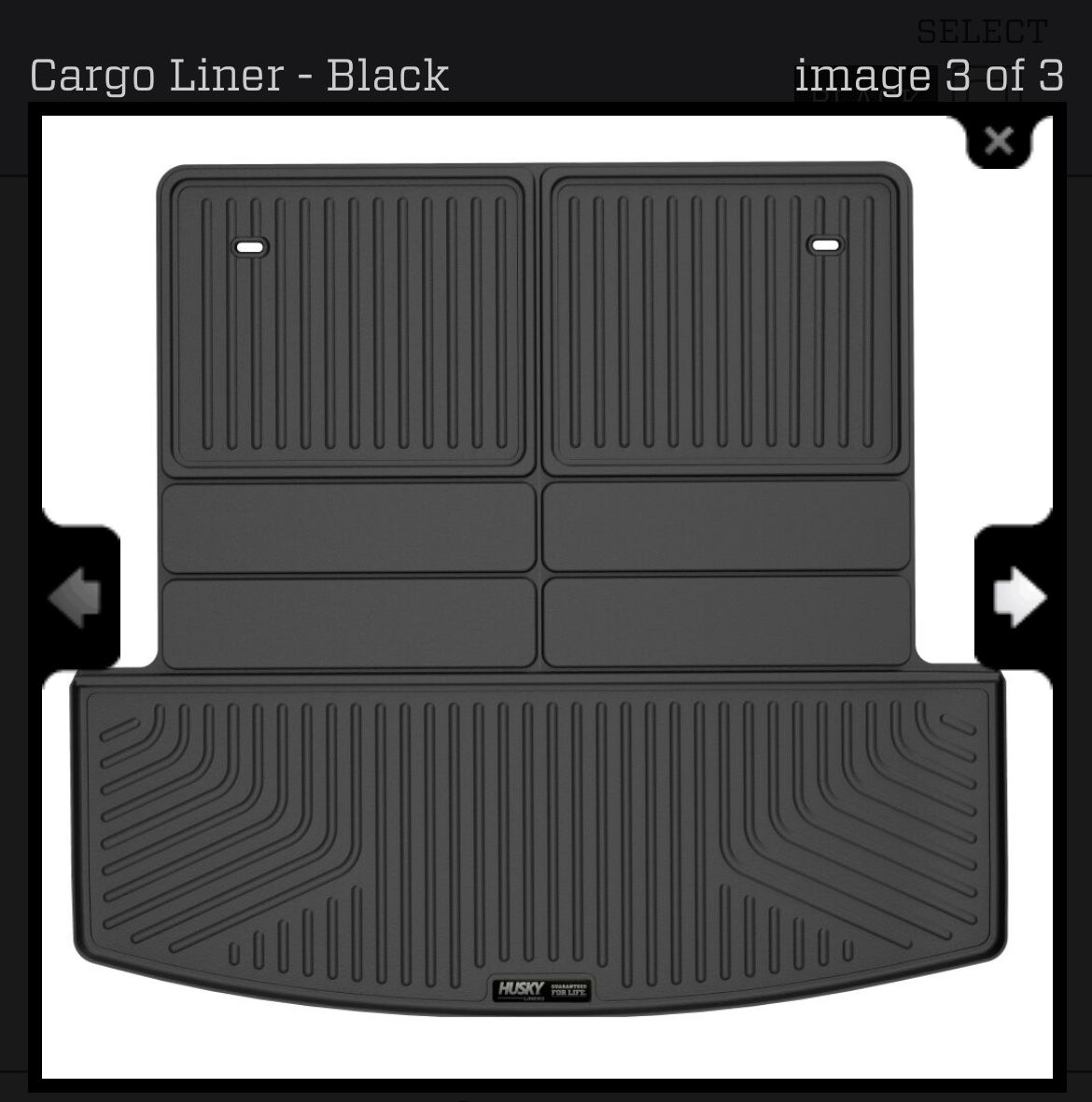 Ford Explorer Cargo/Trunk Liner (Husky)
