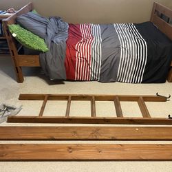 Bunk Beds, Dresser, Shelf and Mattresses Included 