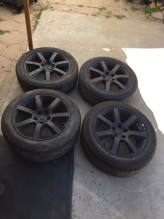 03-08 NISSAN 350z 17" WHEEL TIRES 17x7.5 +30 17x8 +33 OEM STOCK 5x114.3