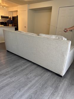 Light Gray Fabric Sofa