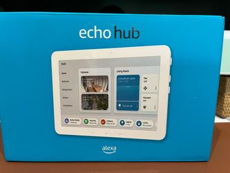 Amazon Echo Hub Smart Home Control Panel Alexa Hub Touchscreen Open Box white