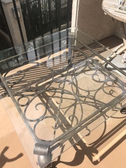 Glass table