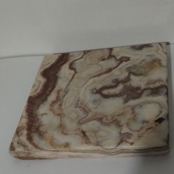 CARVED MARBLE ASHTRAY 7"×7" 