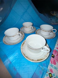 Queen Anne tea cup saucer set