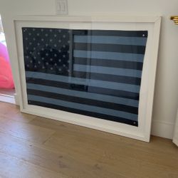 American Flag Framed Tapestry
