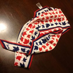 Vintage Vera Neumann Scarf, Autumn Leaves