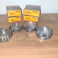 2 Sets Timken 15245 / 15101 Tapered Wheel Bearing and Race Set