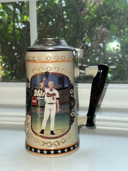 Cal Ripken Jr Orioles A League of His Own Beer Stein Longton Crown #1769 Ltd Ed.