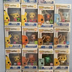 Pokemon Funko Pops Exclusive 