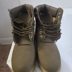 Timberland 6-inch size 9M green camouflage