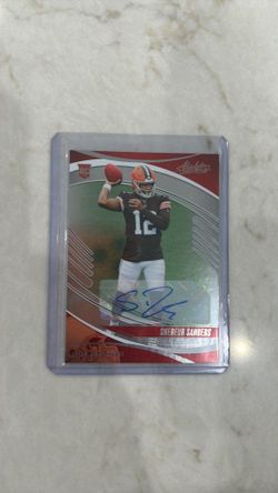 2025 Panini Absolute Football Shedeur Sanders Rookie Autograph 177