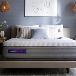 King Size Mattress Purple Premier 4 Wrapped in Plastic 13” Inches Thick Direct From Factory Same Day Delivery  