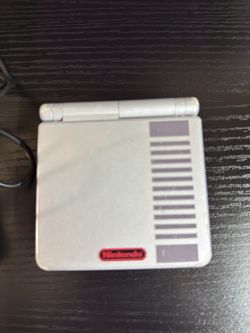 Nintendo Gameboy Advance GBA SP NES Classic Edition AGS-001 w/Kirby Nightmare in Dreamland - GBA Game
