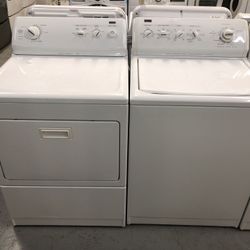 Kenmore Top loader set washer and dryer L 