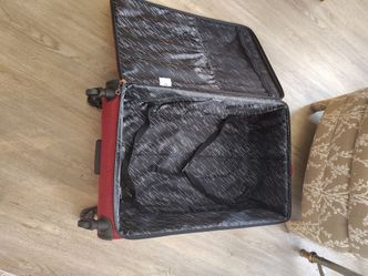Nice large easy to wheel clean suitcase