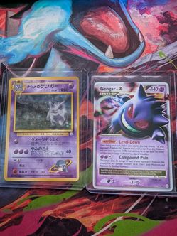 Japanese Sabrinas banned Gengar and Gengar Lv. X Pokemon cards.