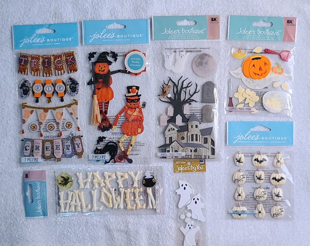 Jolee's Boutique Halloween Scrapbook Stickers - UPDATED 09/11/23