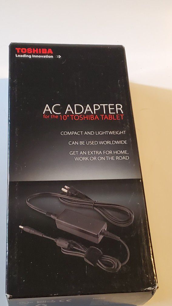 Toshiba AC Adapter For The 10" Toshiba Tablet 