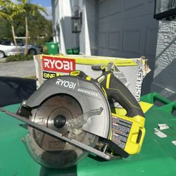 Ryobi Saw 18v 71/4 Motor Brushless 