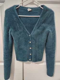 Cardigan green Abercrombie Fitch womens girls Size XS