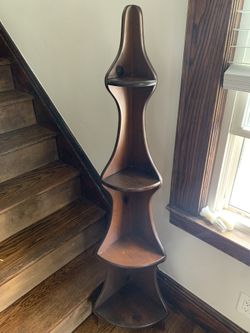 Corner wooden stand 