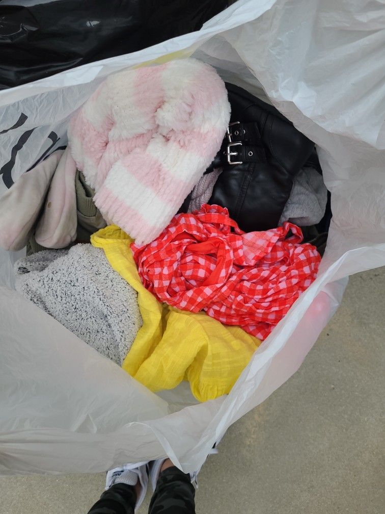 Big Bag Of Kids Clothes/boots