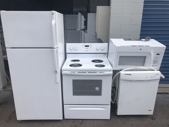 4 piece kitchen appliance set