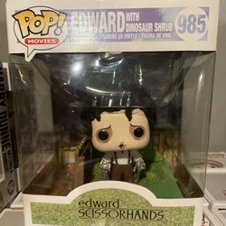 Funko Pop Vinyl Figurine Edward Scissorhands w/Dinosaur Bush #985 $35