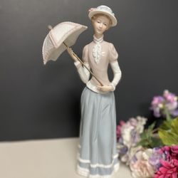 Home Interiors Lladro Style Porcelain Victorian Lady Catherine figurine