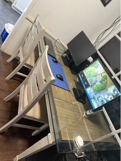 Table and 4 chairs
