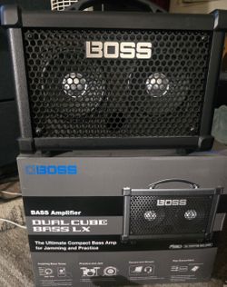 BOSS Dual Cube BASS Amplifier LX