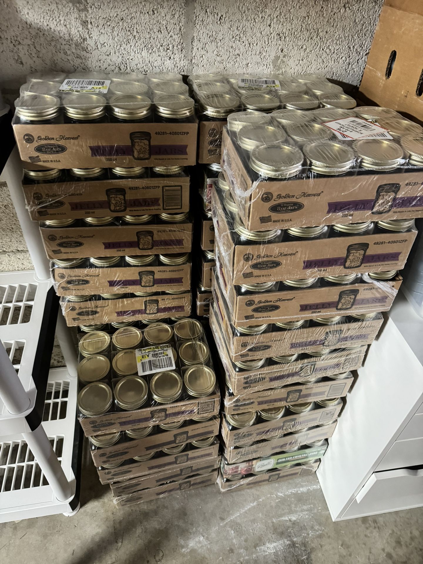 8oz mason Jars Never Opened