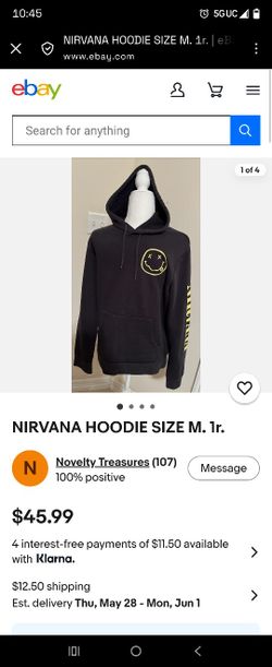 Nirvana Hoodie $25