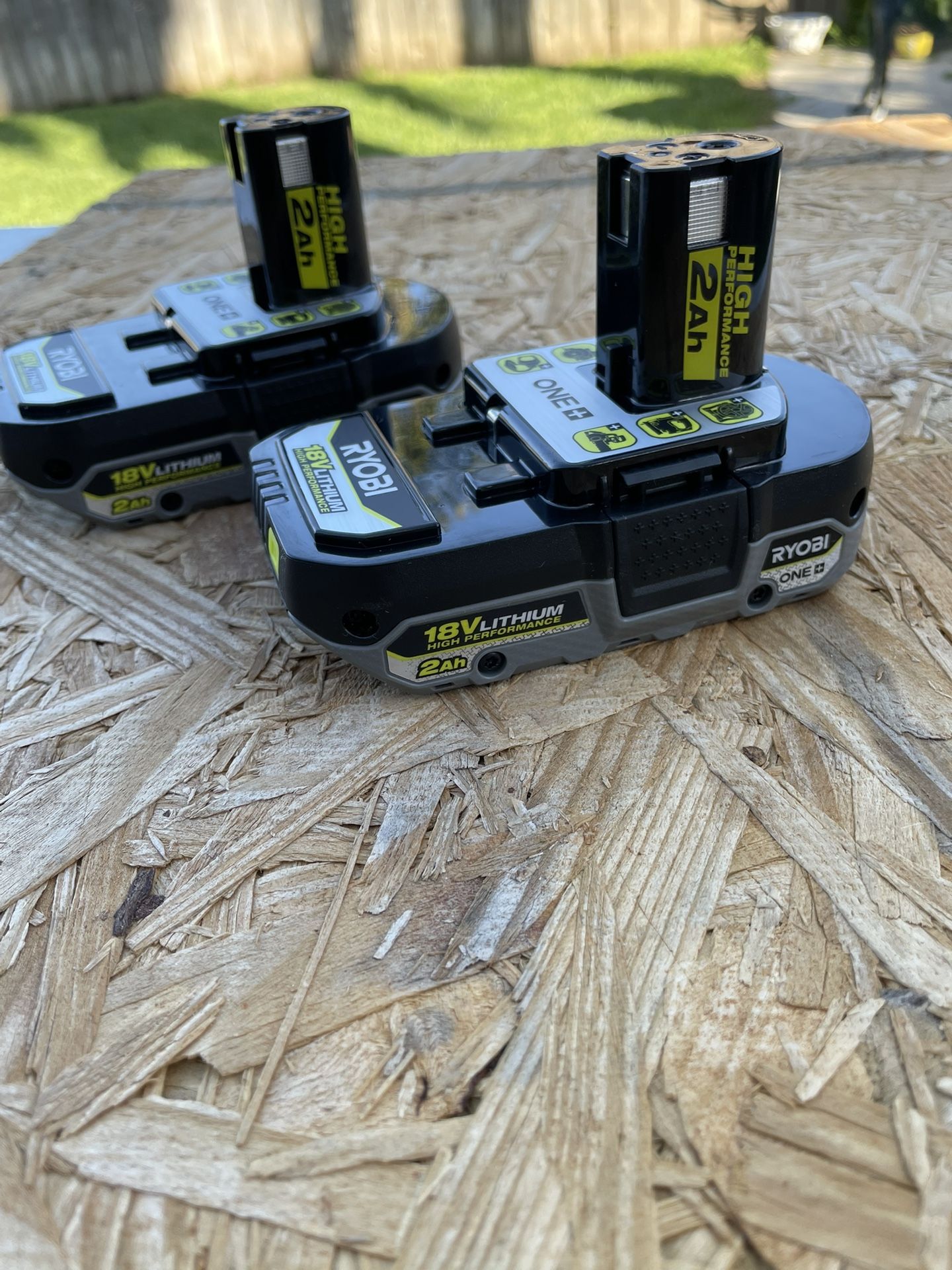 Ryobi New Two Hp Batteries