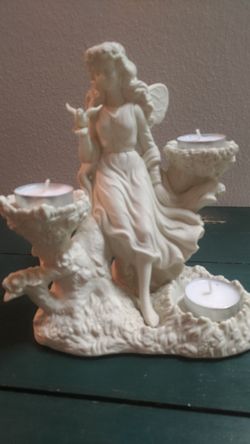 Angelic candle holder