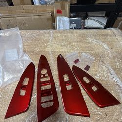 4PCS Window Control Panel Covers Compatible with Chevy Trax 2024-2025 Accessorie