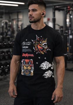 Civil Regime Darc Sport DogPool Deadpool Shirt Oversized Size Large NEW