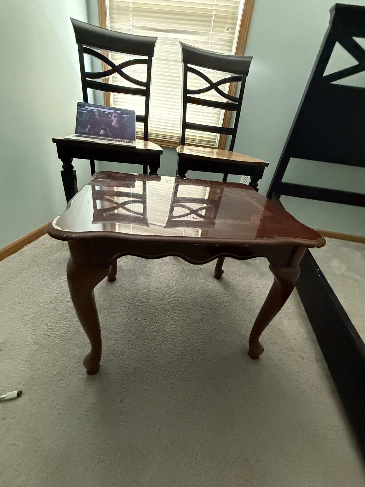 Wood End Table
