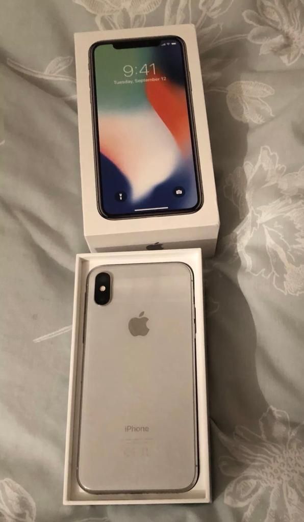 IPhone X 64GB Silver New Unlocked
