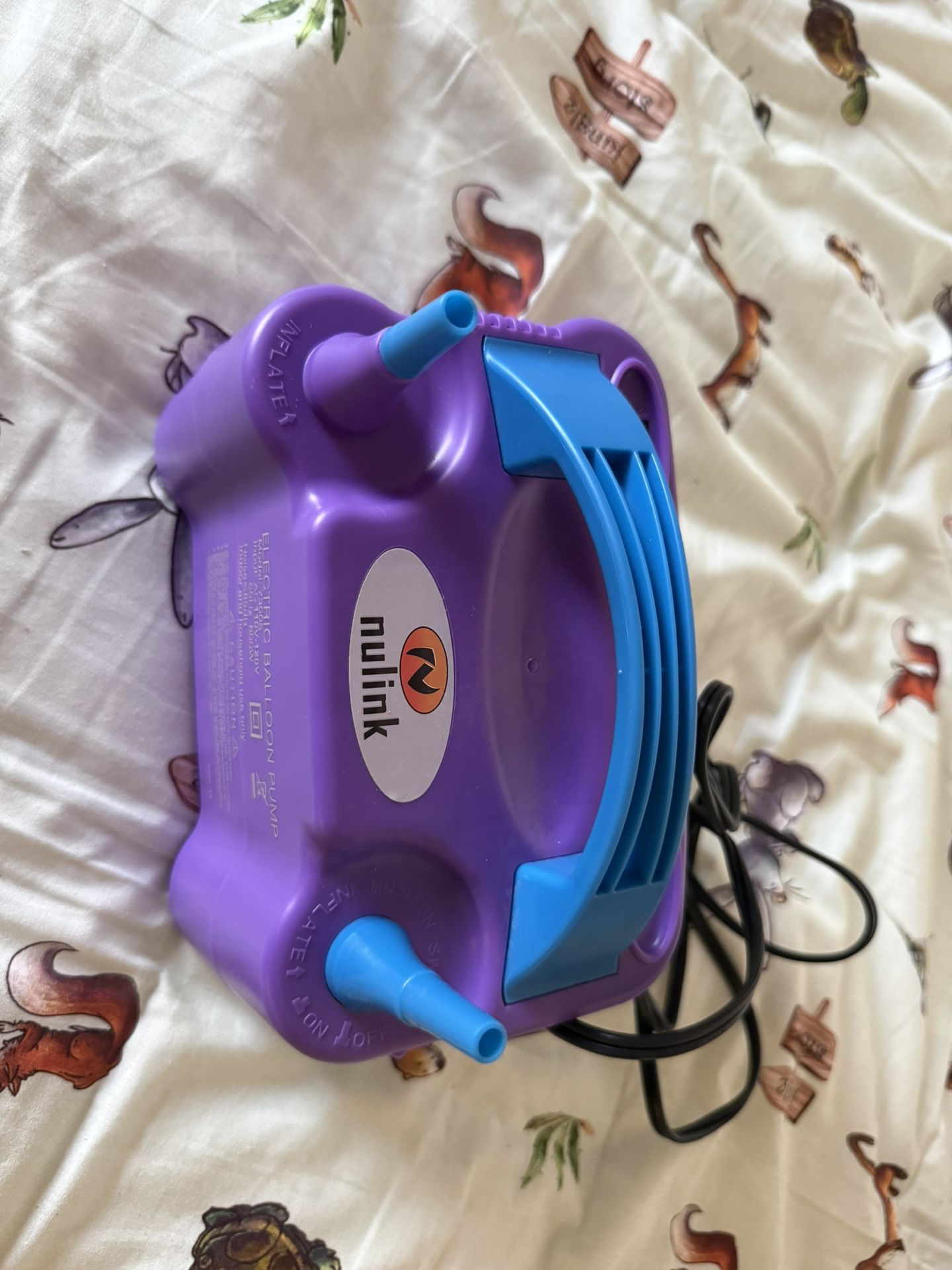 Nulink Electric Balloon Pump - Purple/Blue