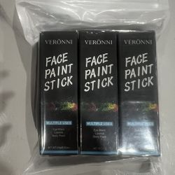 3 Pk Face Paint Sticks 