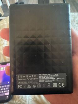 4TB seagate external hdd