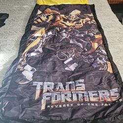Vintage Transformer inflatable sleeping bag