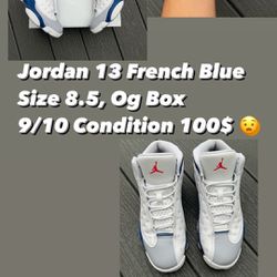 Jordan 13 French Blue Sz 8.5 