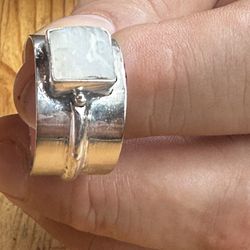 Silver Ring Size 13