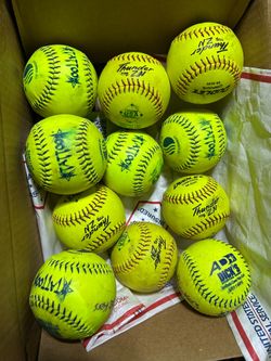 11- 11” softballs