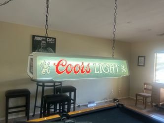 Pool table lamp
