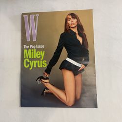 W Miley Cyrus “The PoP Issue” Issue Volume 3 2024 Magazine