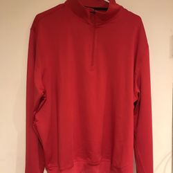 Red Half Zip Pullover