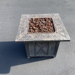 New Outdoor Square Fire Pit Table